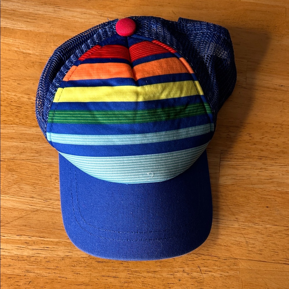 Target Blue Cap with Mesh Detail